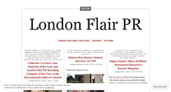 Desktop Screenshot of londonflairprnews.com